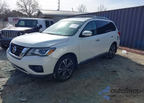 2017 Nissan Pathfinder Platinum from USA, damaged, VIN 5N1DR2MN2HC676755
